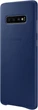 Чохол Leather Cover для Samsung Galaxy S10 Plus (G975) (EF-VG975LNEGRU) Navy - зображення 2