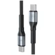 Кабель 3mk Hyper Cable N-Series USB-C to USB-C 3m 20V/5A 100W Black (5903108758208) - изображение 2