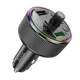 FM-трансмиттер Hoco E82 Bluetooth 2xUSB-A + USB-C QC3.0 PD 30W Black (6942007620642) - изображение 1