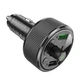 FM-трансмиттер Hoco E82 Bluetooth 2xUSB-A + USB-C QC3.0 PD 30W Black (6942007620642) - изображение 2