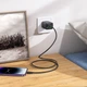 Сетевое зарядное устройство Hoco N56 2×USB-C + 2×USB-A QC3.0 PD 30W + кабель USB-C to Lightning Black (6942007659291) - изображение 5