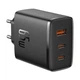 Мережевий зарядний пристрій Baseus Cube Pro 65W 2xUSB-C | USB-A Black (P10152301113-00) - зображення 5