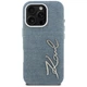 Чехол Karl Lagerfeld FW Jeans Signature Logo для iPhone 16 Pro Max Blue (KLHCP16XPJFMSVB) - изображение 3