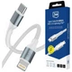 Кабель 3mk Hyper Cable N-Series USB-C to Lightning 1m 9V/3A 27W White (5903108758246) - изображение 1