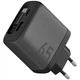 Ładowarka sieciowa Energea Ampcharge Arc 65 USB-A/USB-C + kabel USB-C PD/PPS/QC3.0 GaN Gunmetal (8885020104264) - obraz 2