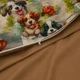 Простынь Mirson Бязь 17-0982 Puppy Garden 150х220 см (2200013685166) - изображение 6