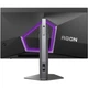TFT 27" AOC AGON PRO , QD-OLED, 500Hz, 0,03ms, 2xHDMI, DP, USB-hub, HAS, Pivot, чоро-сірий (AG276QKD2) - зображення 6