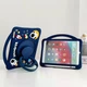 Чохол дитячий Silikon Power з підставкою і ремінцем Космонавт Apple iPad 5 (2017) 9.7" Dark Blue - зображення 9