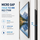 Кронштейн для телевізора WORLDLIFT Ultra Slim 37–80" настінний VESA 600×400 до 75 кг сумісний із Samsung Frame - зображення 3
