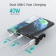 Автомобільний зарядний пристрій Choetech ZapUp 2xUSB-C QC3.0/PD3.0 60W Fast Charging Black (TC0008-V3-BK) - зображення 4