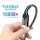 Кабель Choetech PowerSync Fast Charging Cable USB-A to USB-C 5A 1.2m Black (AC0013-BK) - зображення 4