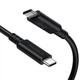 Кабель Choetech HyperLink Cable USB-C to USB-C 40Gbps 240W 8K@60Hz 5A 1m Black (XCC-1028-BK) - изображение 1