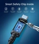 Кабель Choetech HyperLink Cable USB-C to USB-C 40Gbps 240W 8K@60Hz 5A 1m Black (XCC-1028-BK) - изображение 7