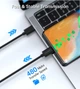 Кабель Choetech PowerSync USB-C to USB-C 2.0 3A 1m Black (CC0002) - изображение 5