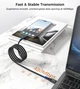 Кабель Choetech PowerSync Charging Cable USB-C to USB-C 100W 5A 1m Black (XCC-1008-BK) - зображення 7