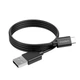 Кабель Choetech PowerSync PVC Cable USB-A to USB-C 3A 1m Black (AC0002-BK) - изображение 2