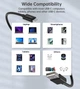 Кабель Choetech PowerSync PVC Cable USB-A to USB-C 3A 1m Black (AC0002-BK) - изображение 5