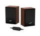 Динаміки Genius SP-HF380BT Коричневий - изображение 3