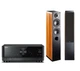Стерео комплект Yamaha MusicCast RX-V4A Чорний, Indiana Line Nota 550 X Горіх - изображение 1