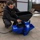 Зернодробарка електрична 4.3 кВт 220В 200 кг/год 2в1 для зерна та коренеплодів синя з металевим корпусом та ситами - зображення 4