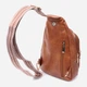 Сумка слинг через плечо женская Vintage leather-22749 Рыжяя - изображение 3