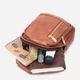Сумка слинг через плечо женская Vintage leather-22749 Рыжяя - изображение 9