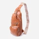 Сумка слинг через плечо женская Vintage leather-22751 Рыжяя - изображение 1