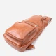 Сумка слинг через плечо женская Vintage leather-22751 Рыжяя - изображение 4