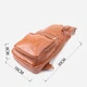 Сумка слинг через плечо женская Vintage leather-22751 Рыжяя - изображение 5
