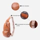 Сумка слинг через плечо женская Vintage leather-22751 Рыжяя - изображение 6