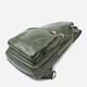 Сумка слинг через плечо женская Vintage leather-22755 Зеленая - изображение 4