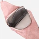 Сумка слинг через плечо женская Vintage leather-22772 Розовая - изображение 8