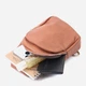 Сумка слинг через плечо женская Vintage leather-22780 Рыжяя - изображение 9