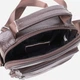 Сумка планшет через плечо мужская из натуральная кожи Vintage leather-22865 Коричневая - изображение 8