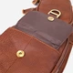 Сумка слинг через плечо мужская из натуральной кожи Vintage leather-22966 Коричневая - изображение 9