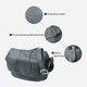 Сумка кросс-боди через плечо женская из натуральной кожи маленькая Vintage leather-22970 Зеленая - изображение 6