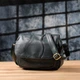 Сумка кросс-боди через плечо женская из натуральной кожи маленькая Vintage leather-22970 Зеленая - изображение 12