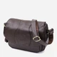 Сумка кросс-боди через плечо женская из натуральной кожи маленькая Vintage leather-22973 Коричневая - изображение 1
