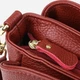 Сумка кросс боди через плечо женская из натуральная кожи Vintage leather-22981 Красная - изображение 7
