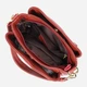 Сумка кросс боди через плечо женская из натуральная кожи Vintage leather-22981 Красная - изображение 8