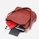 Сумка кросс боди через плечо женская из натуральная кожи Vintage leather-22981 Красная - изображение 9