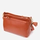 Сумка кросс-боди через плечо женская из натуральной кожи средняя Vintage leather-22983 Коричневая - изображение 3