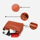 Сумка кросс-боди через плечо женская из натуральной кожи средняя Vintage leather-22983 Коричневая - изображение 6