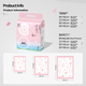 COCOYO Подушка для сечі Spring Cherry Blossom для дресирування собак, подушечка для контролю запаху для маленьких собак та котів, розмір S, потовщена, 33 см * 45 см / 80 штук - зображення 6