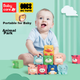 Конструктор Babycare Baby мягкий для младенцев 0-1 год, игрушки-кусалки, 6 шт - изображение 7
