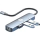 Універсальний адаптер USB 3.0-портового розширення HP Type-C для док-станції Gigabit Ethernet, конвертер-хаб USB 3.0 для Apple MacBook, Huawei, Lenovo, ноутбуків та смартфонів - зображення 3
