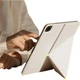 Чохол PITAKA, сумісний з Apple iPad Mini 7/6, модель 2024 року, подвійний горизонтальний та вертикальний магнітний двосторонній чохол-підставка з тримачем для олівців, надтонкий захисний чохол з PU, що запобігає згинанню, білий - изображение 1