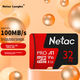 Карта памяти Netac TF (MicroSD) 32 ГБ, A1 U1 V10 4K, высокопрочная, для видеорегистраторов и камер видеонаблюдения, скорость чтения 100 МБ/с. - изображение 4