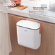 Відро Ecoco E2236 кухонне настінне з кришкою, сіре - зображення 5