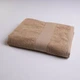 Набор банных махровых полотенец с Бордюром 4шт GM Textile 50х70см, 40х70см, 50х90см, 70х140см (Капучино) - изображение 7